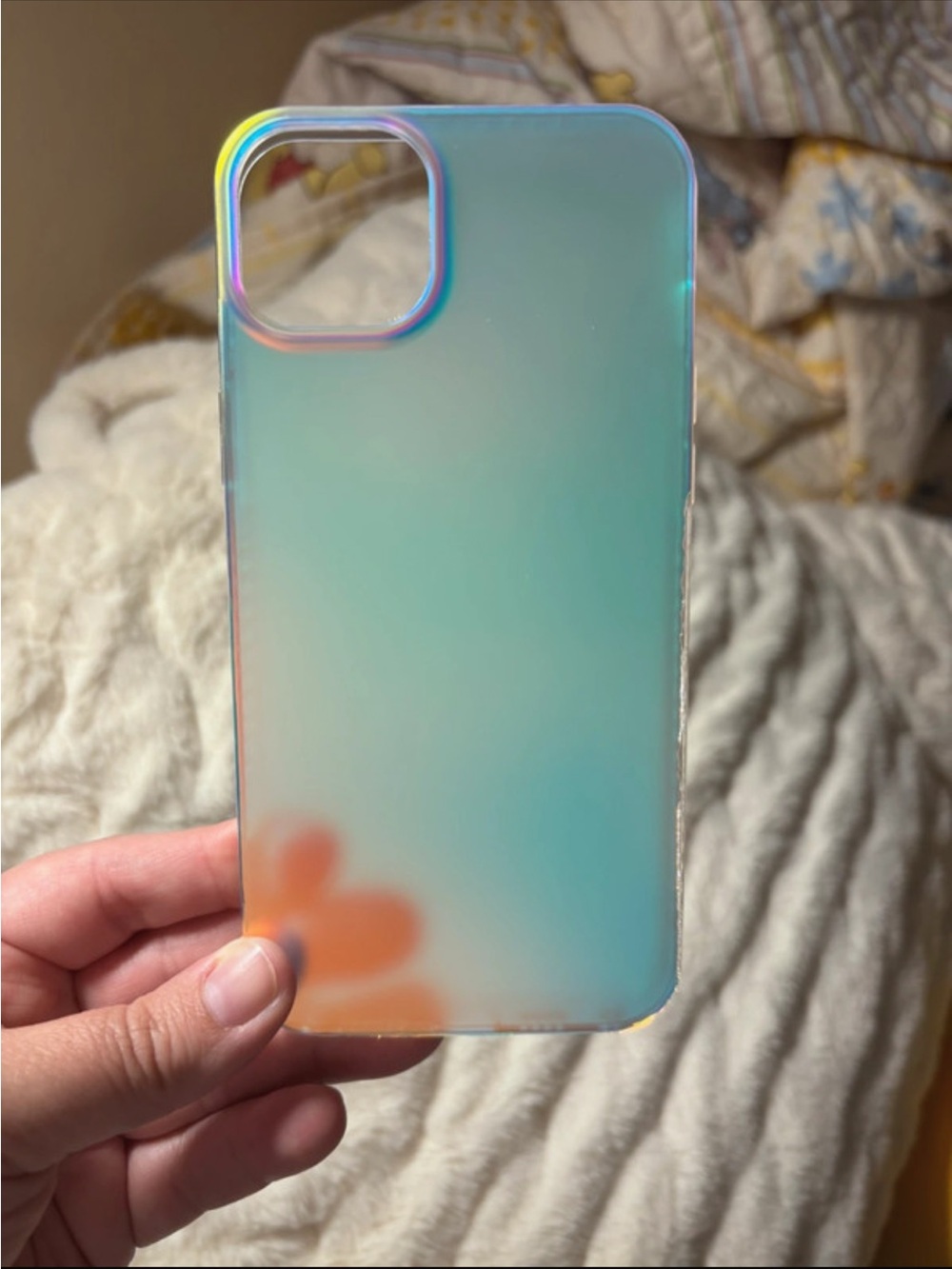 Iridescent Blue Gradient Phone Case - iPhone 15 Plus